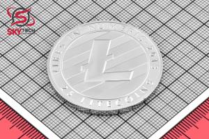 سکه نمادين LITECOIN ، نقره اي (طرح شماره 2)