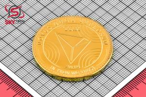 سکه نمادين TRX ، طلايي (طرح شماره 1) TRON