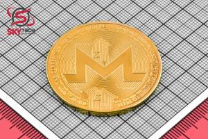 سکه نمادين MONERO ، طلايي (طرح شماره 1)