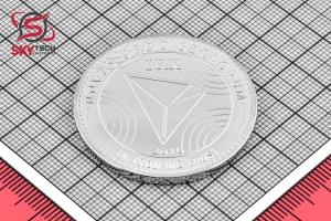 سکه نمادين TRX ، نقره اي (طرح شماره 1) TRON