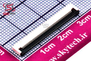 FPC connector 0.5MM-50P-Under the flip (cover)