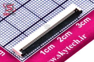 FPC connector 0.5MM-54P-Under the flip (cover)