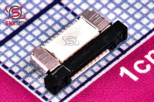 FPC connector 0.5MM-10P-Pull down-BOTTOM CONTACT