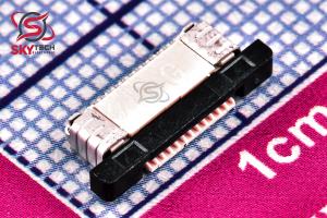 FPC connector 0.5MM-12P-Pull down-BOTTOM CONTACT