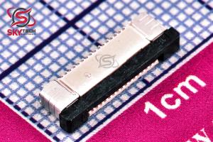 FPC connector 0.5M-16P-Pull down-BOTTOM CONTACT