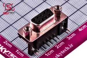 DB9 PIN D-SUB RIGHT ANGEL FEMALE