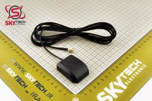 آنتن GPS اکتيو با کابل 3 متري سر فيش SMA (GPS-001)