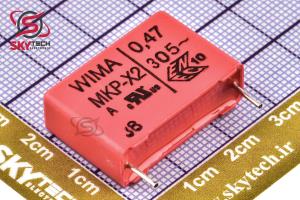 WIMA MKX2AW34705F00 MKP-X2 0.47uF 305V AC PCM22.5.